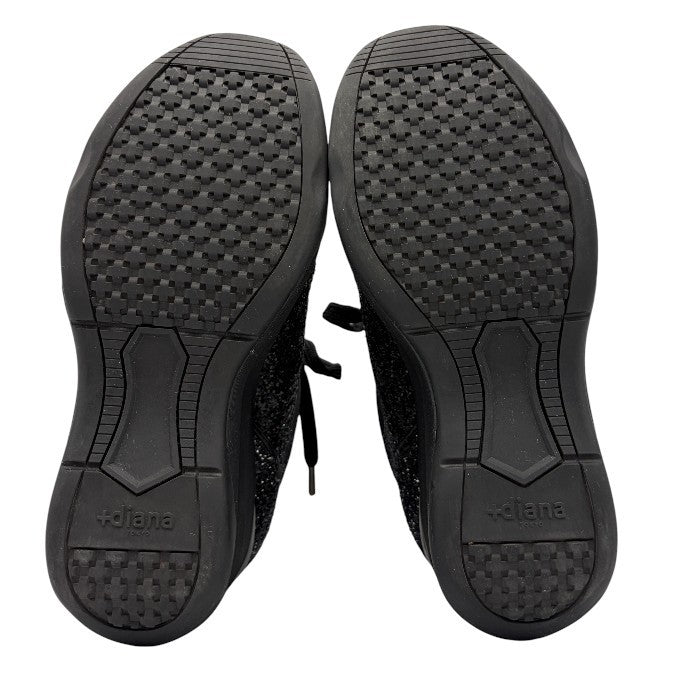 +diana +ダイアナ スニーカー 24.5cm IF 49544 靴 シューズ 厚底 レディース ラメ 中古 W4