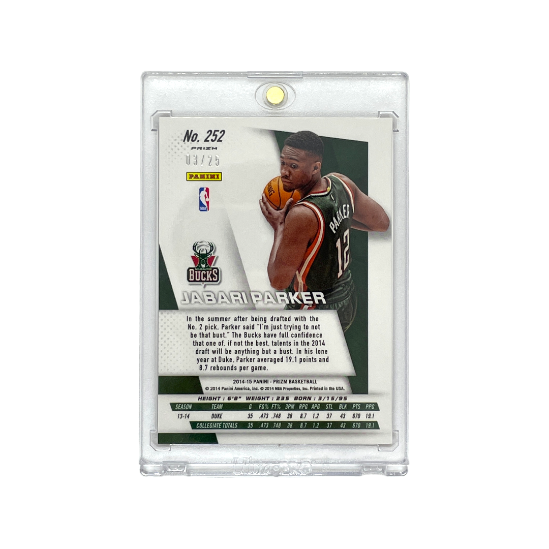 PANINI NBAカード PRIZM RED JABARI PARKER 03/25 #252 中古 IT1