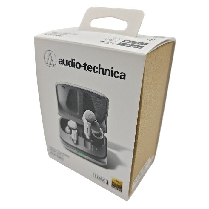 audio technica オーディオテクニカ bluetooth ノイズキャンセリング ワイヤレスイヤホン ATH-TWX7 GY 中古 H4