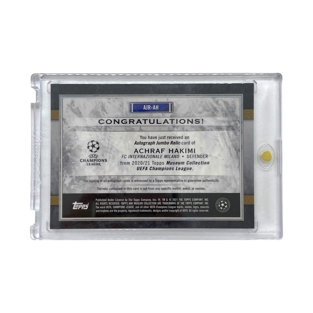 TOPPS サッカーカード MUSEUM COLLECTION ACHRAF HAKIMI INTERNAZIONALE MILANO 58/75 #AJR-AH 中古 IT1
