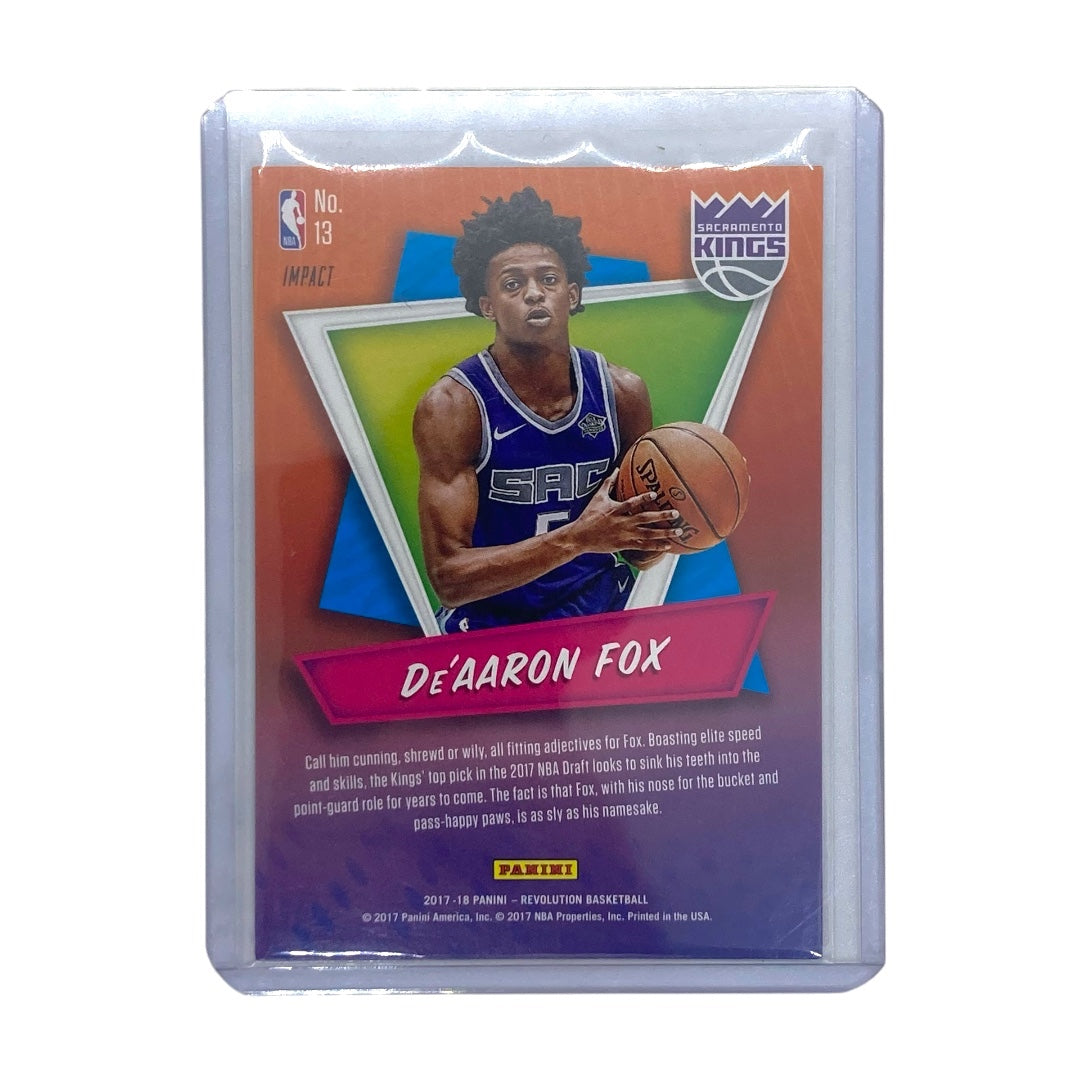 PANINI NBAカード REVOLUTION DE'AARON FOX KINGS #13 中古 IT2
