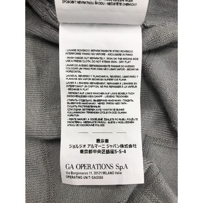 EMPORIO ARMAN エンポリオアルマーニ トップス メンズ 秋冬 ビスコース グレー XSサイズ 中古 M1