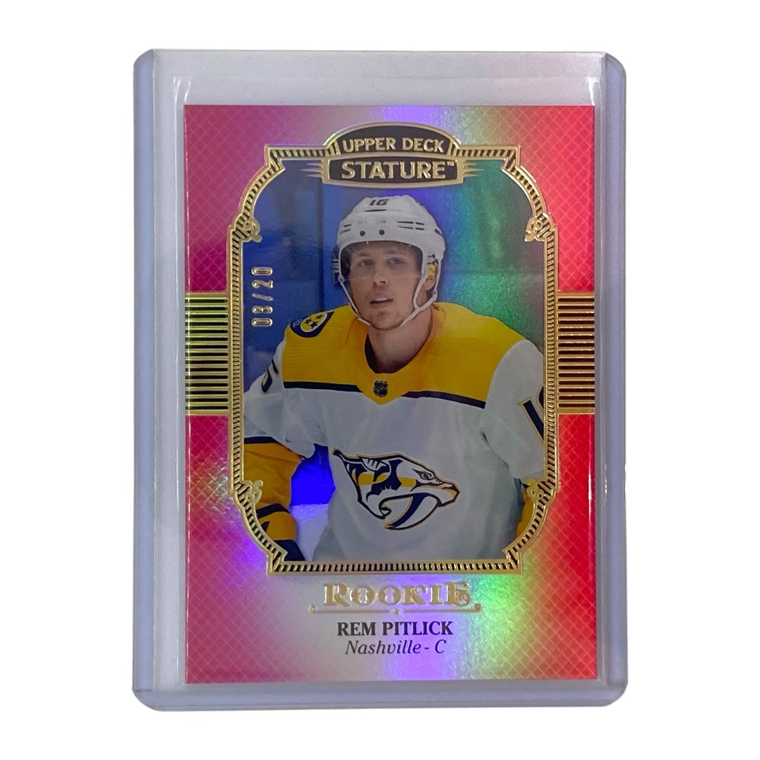 UPPER DECK NHLカード STATURE REM PITLICK NASHVILLE 08/20 #123 中古 IT2