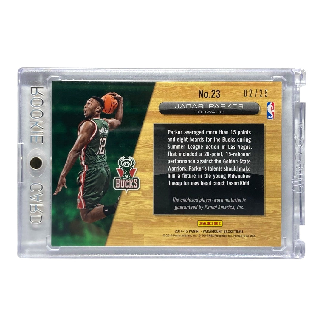PANINI NBAカード PARAMOUNT JABARI PARKER BUCKS 02/25 #23 中古 IT2