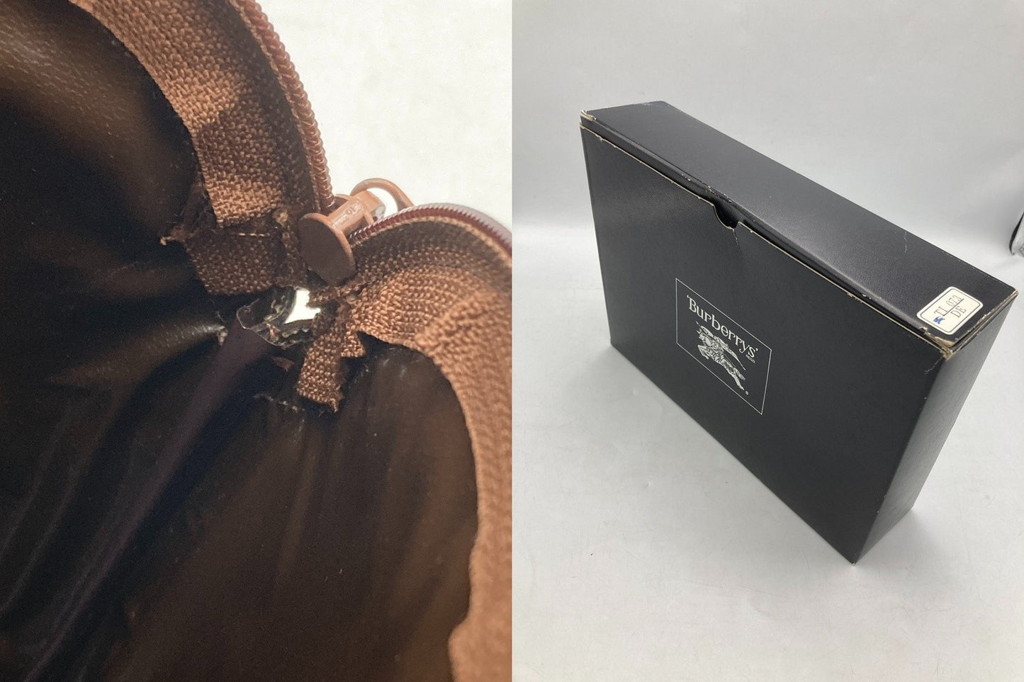 Burberrys バーバリーズ ノバチェック シャドーホース クラッチバッグ 中古 D4