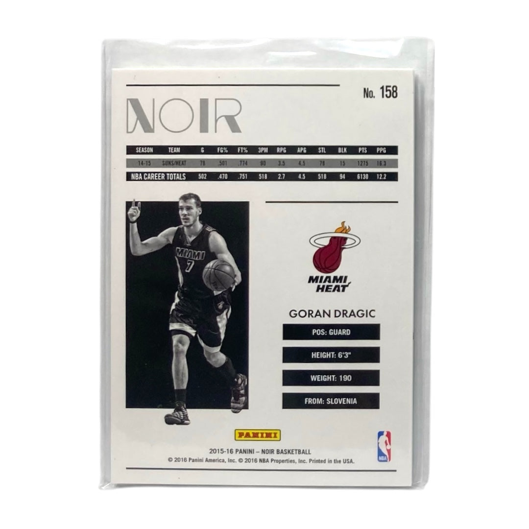 PANINI NBAカード NOIR GORAN DRAGIC MIAMI HEAT /99 #158 中古 IT2