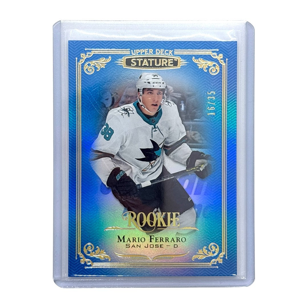 UPPER DECK NHLカード STATURE MARIO FERRARO SAN JOSE 16/35 #145 中古 IT1