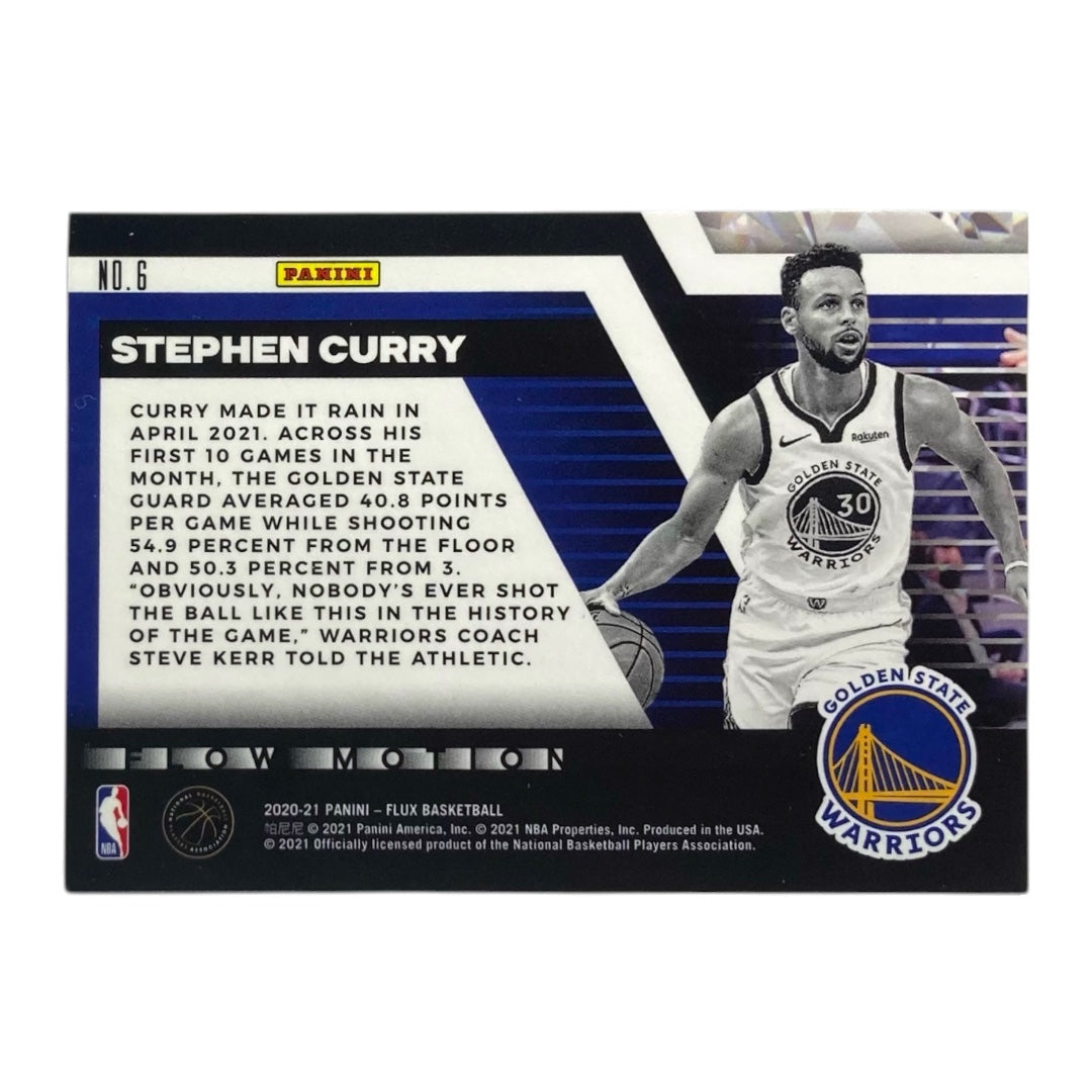 PANINI NBAカード FLUX STEPHEN CURRY GOLDEN STATE WARRIORS #6 中古 IT2
