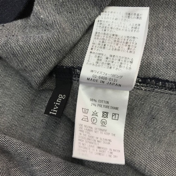 Y's for Iiviing ワイズフォーリビング ジャンパースカート レディース コットン デニム ノースリーブ ワンピース ブラックデニム 中古 T1