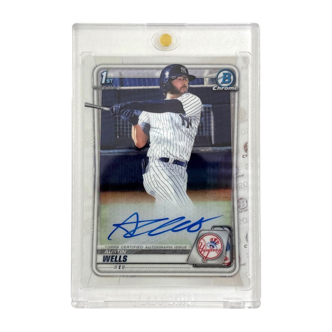 TOPPS MLBカード BOWMAN CHROME 1ST AUSTIN WELLS YANKEES #CDA-AWE 中古 IT1