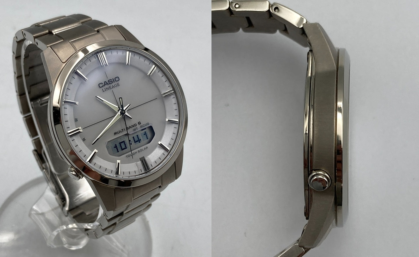 CASIO LINEAGE カシオ リニエージ 電波ソーラー 腕時計 LCW-M170T-7AJF 中古 D4