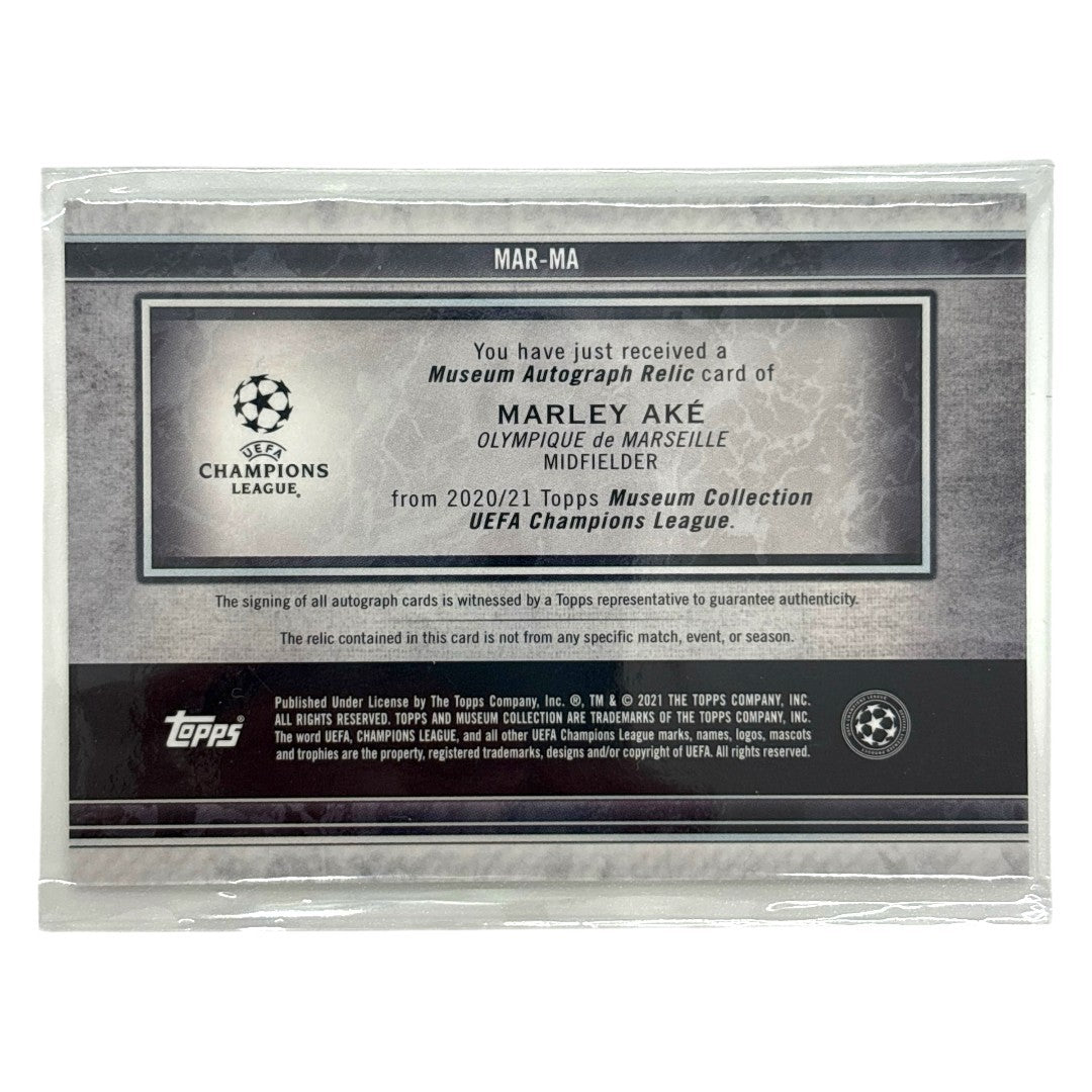 TOPPS サッカーカード MUSEUM COLLECTION MARLEY AKE OLYMPIQUE DE MARSEILLE 122/250 #MAR-MA 中古 IT1