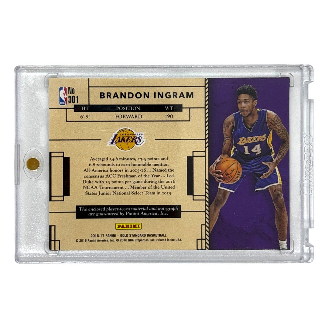 PANINI NBAカード GOLD STANDARD BRANDON INGRAM LOS ANGELES LAKERS 22/25 #301 中古 IT1
