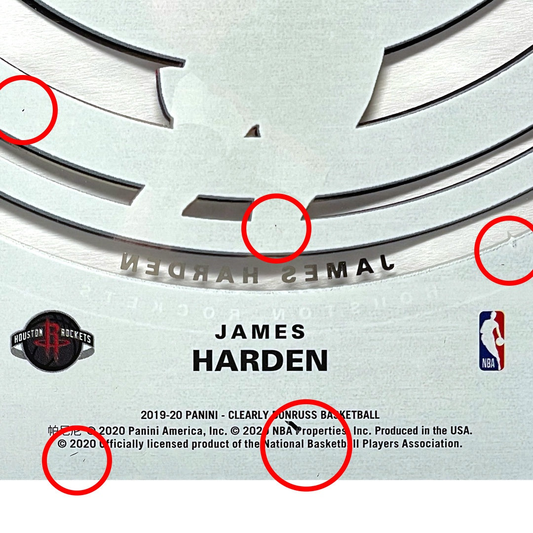 PANINI NBAカード CLEARLY DONRUSS JAMES HARDEN HOUSTON ROCKETS #10 中古 IT2