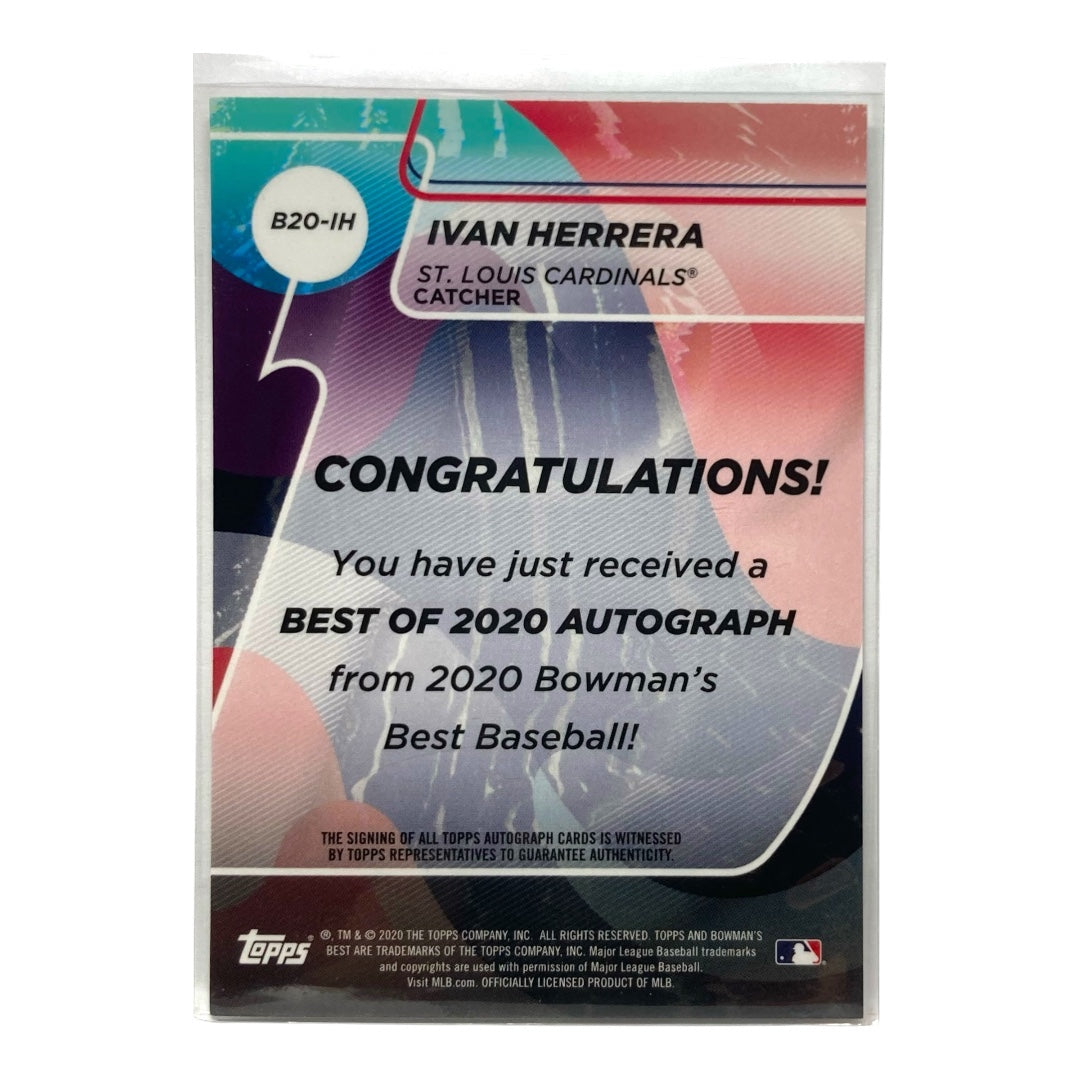 TOPPS MLBカード BOWMAN'S BEST IVAN HERRERA CARDINALS 59/99 #B20-IH 中古 IT2
