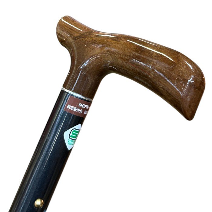 田辺プレス 超軽量合金製 伸縮式杖 かるケイン 青墨(あおずみ) Lサイズ 85~95cm MGPN-011 杖 高齢者 歩行補助 長さ調整 中古 W4