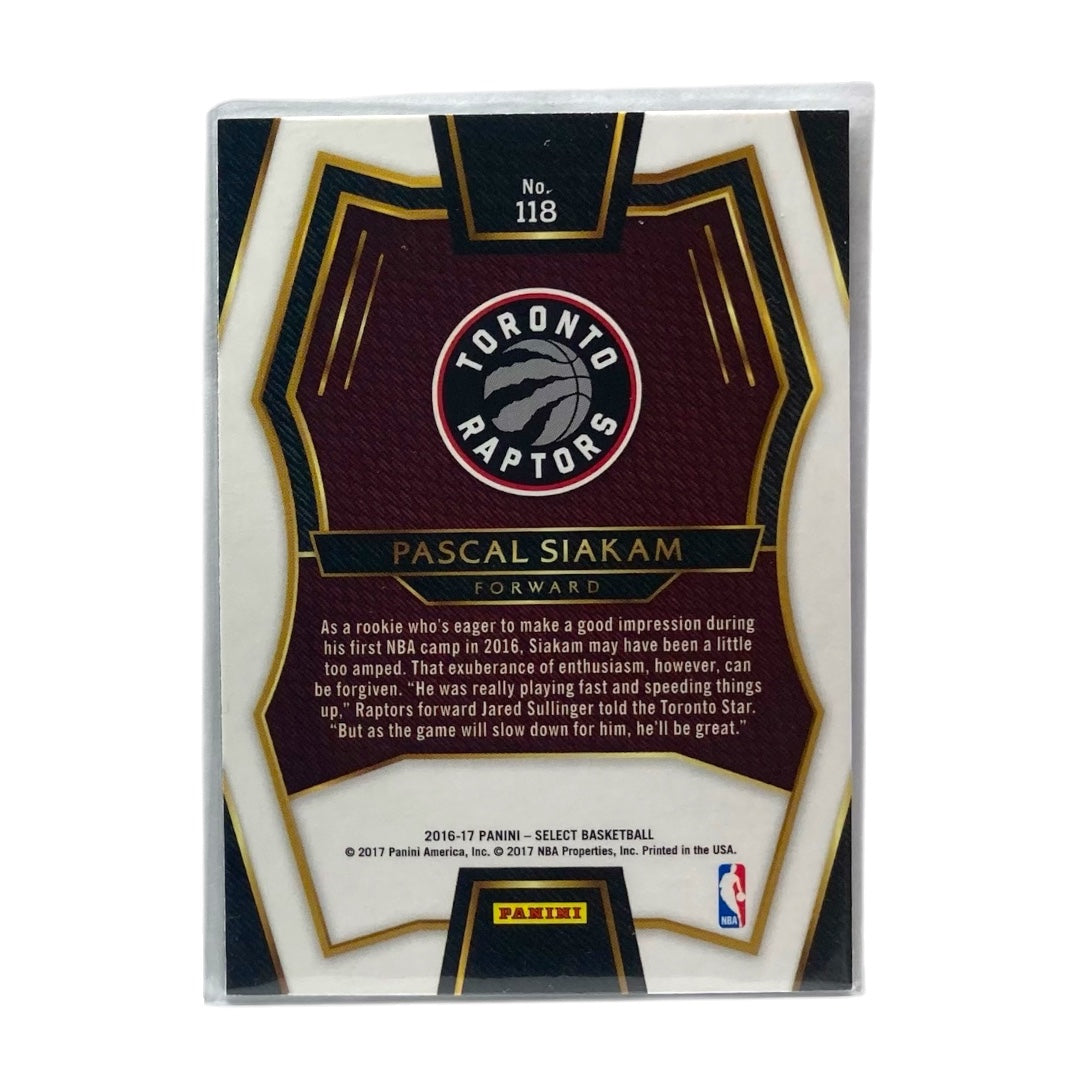 PANINI NBAカード SELECT PASCAL SIAKAM TORONTO RAPTORS #118 中古 IT2