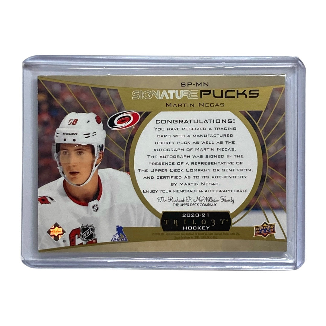 UPPER DECK NHLカード TRILOGY MARTIN NECAS HURRICANES #SP-MN 中古 IT2
