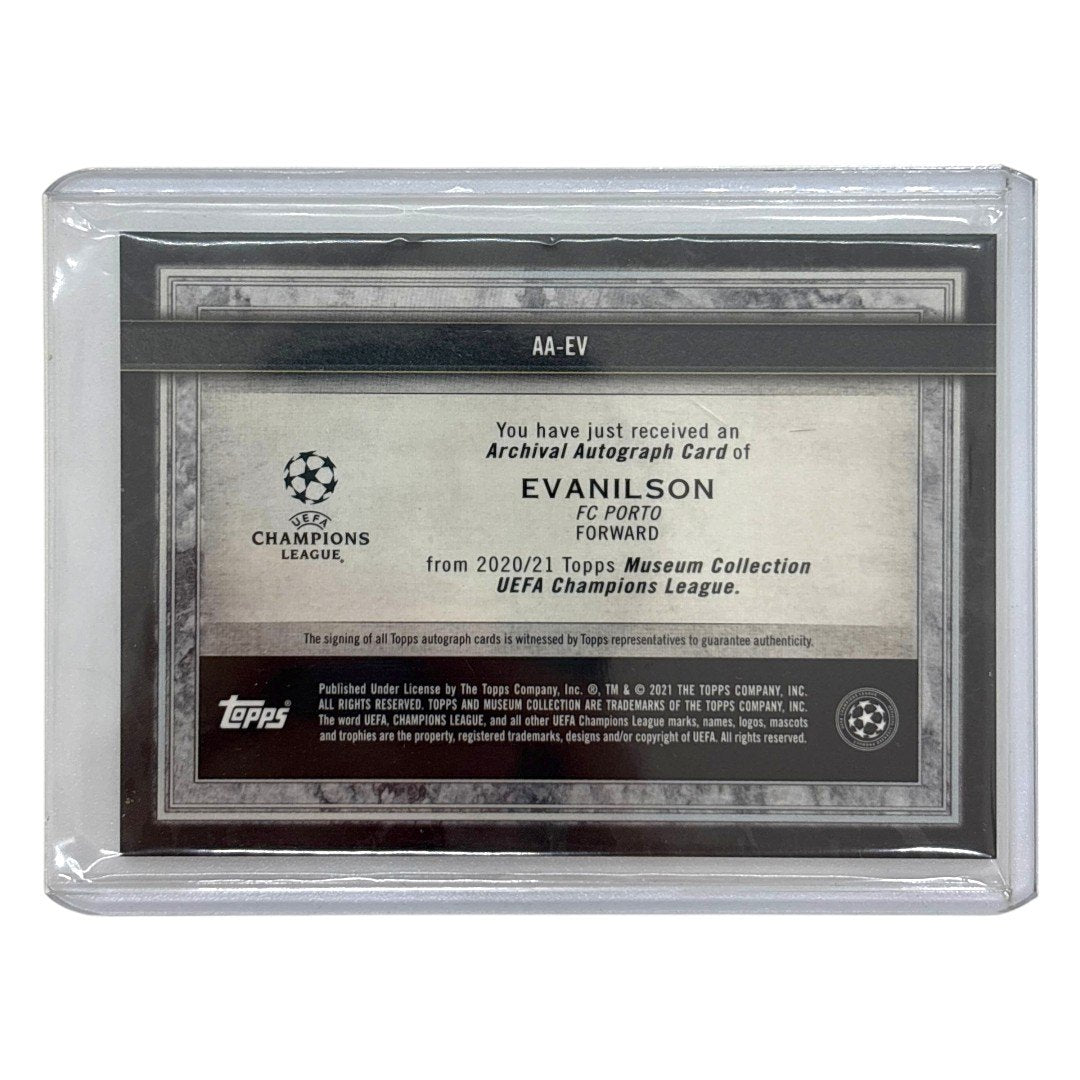 TOPPS サッカーカード MUSEUM COLLECTION EVANILSON PORTO 08/50 #AA-EV 中古 IT1