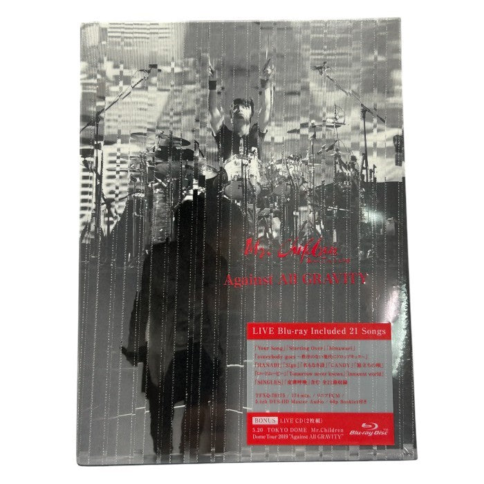 未開封品 Mr.children against all gravity ブルーレイ Blu-ray ミスターチルドレン ミスチル ライブ 円盤 中古 W4