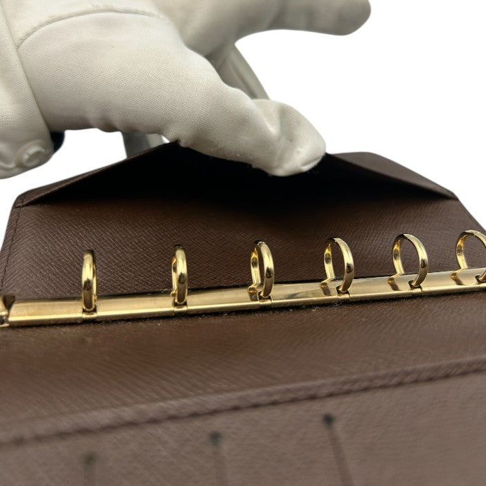 LOUIS VUITTON ルイヴィトン ダミエ アジェンダPM R20700 手帳カバー ブランド レディース メンズ 中古 W4