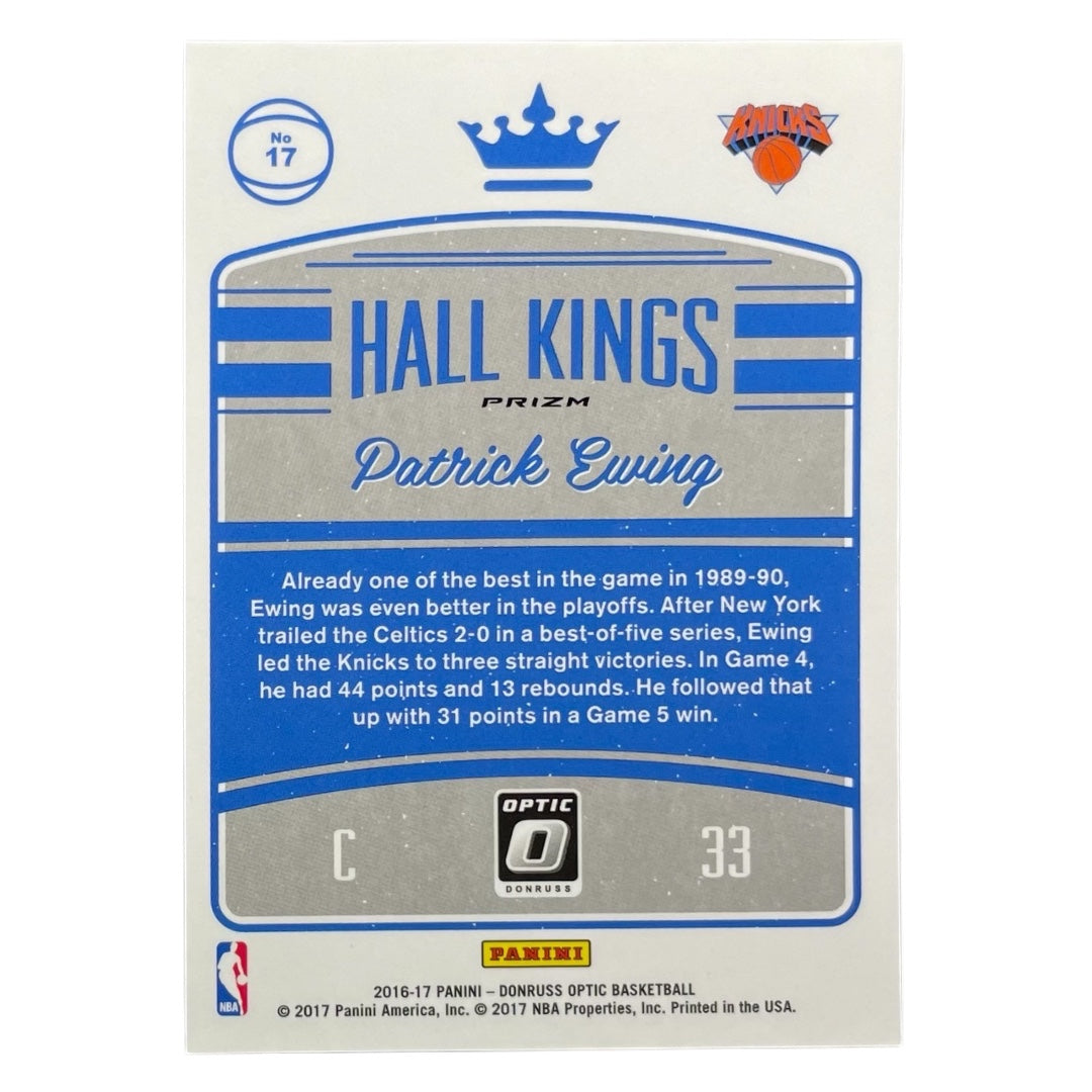 PANINI NBAカード DONRUSS OPTIC PRIZM PATRICK EWING KNICKS #17 中古 IT2