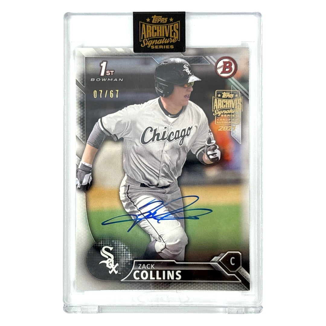 未開封品 TOPPS MLBカード BOWMAN 1st ZACK COLLINS CHICAGO WHITE SOX 07/67 #BD-40 中古 IT1