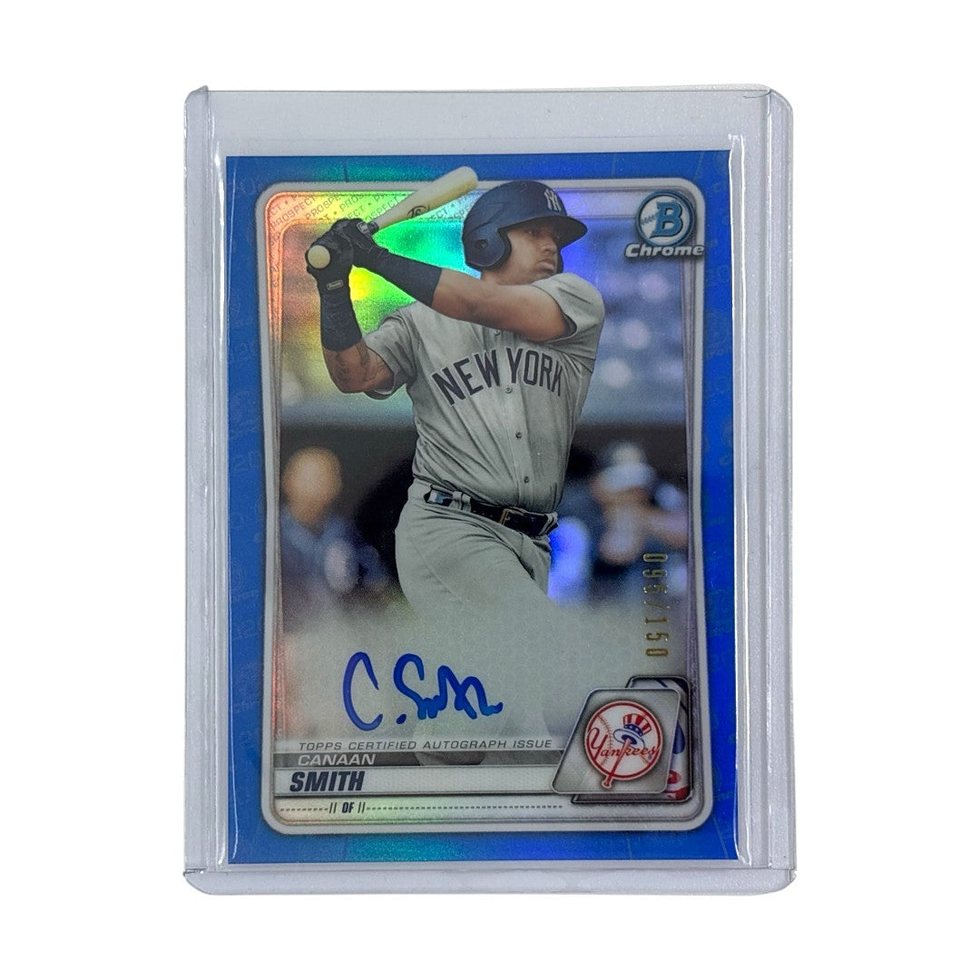TOPPS MLBカード BOWMAN CHROME CANAAN SMITH YANKEES 095/150 #CPA-CS 中古 IT1