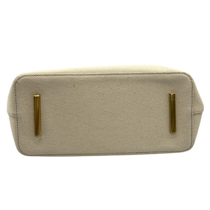 CHARLES&KEITH チャールズアンドキース ダブルハンドル スラウチーバッグ キャンバス 2WAY ハンド ショルダー レディース 鞄 中古 W4