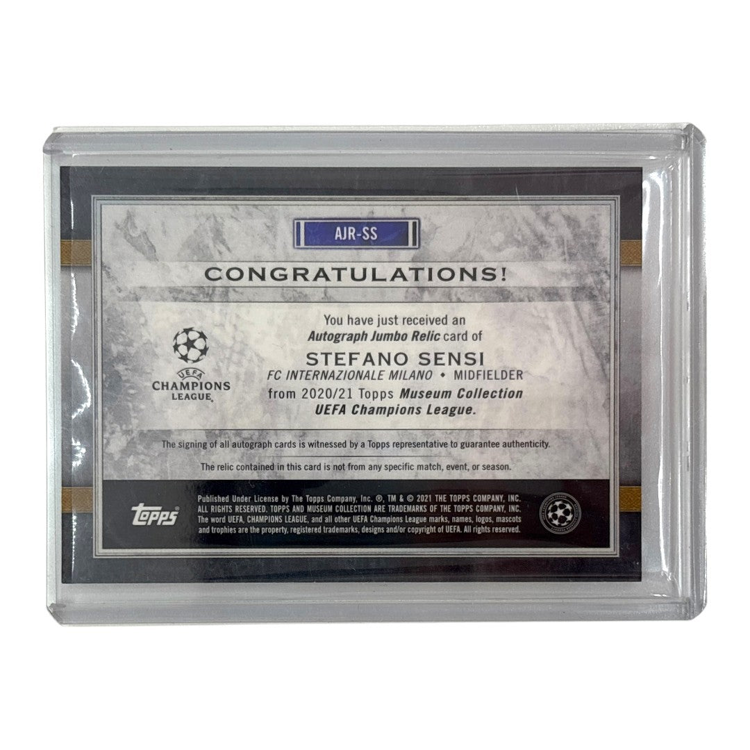 TOPPS サッカーカード MUSEUM COLLECTION STEFANO SENSI INTERNAZIONALE MILANO 48/50 #AJR-SS 中古 IT1
