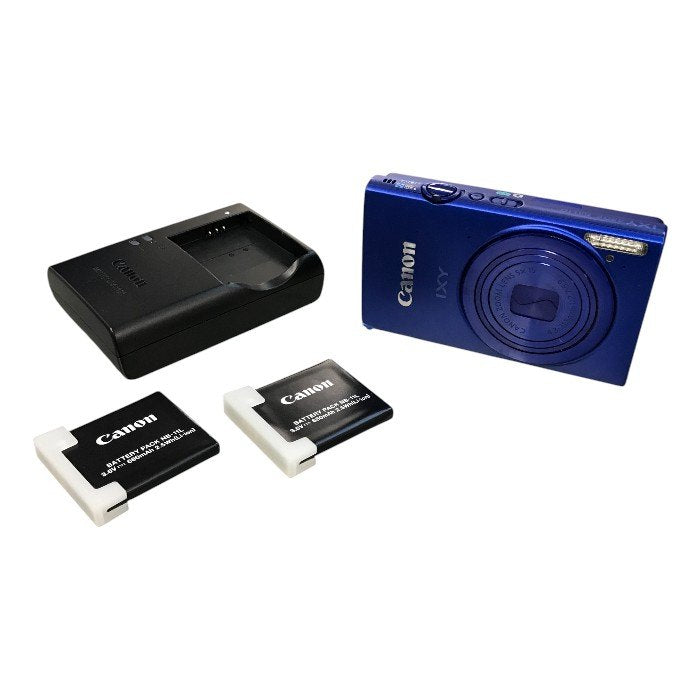 Canon デジタルカメラ ブルー 光学5倍ズーム 広角24mm Wi-Fi対応 キャノン SDカード IXY420F(BL) 中古 T1