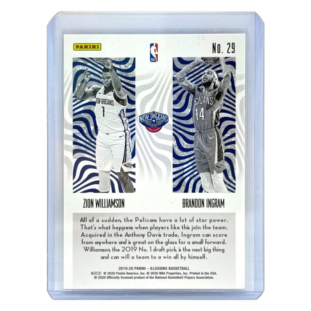 PANINI NBAカード ILLUSIONS ZION WILLIAMSON BRANDON INGRAM NEW ORLEANS PELICANS #29 中古 IT1