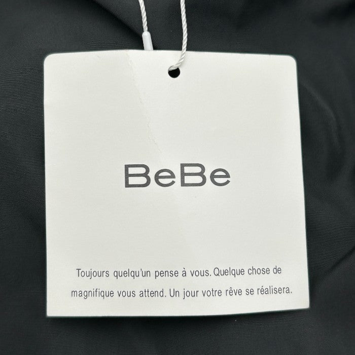 未使用品 BeBe ベベ 中綿 ジャケット 男の子 140 キッズ アウター ブラック 秋 冬 中古 W4