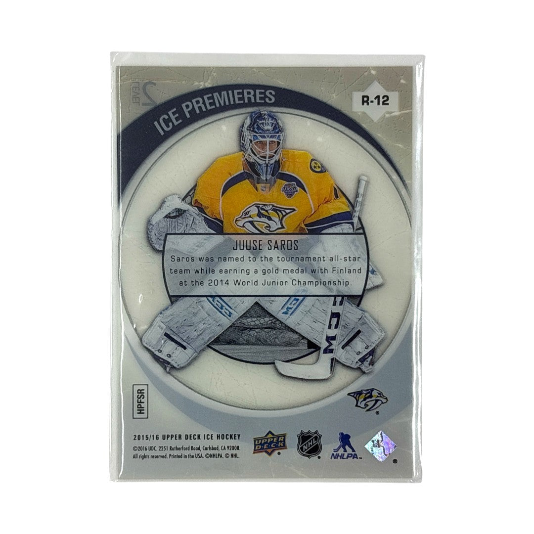 UPPER DECK NHLカード ICE JUUSE SAROS PREDATORS 721/799 #R-12 中古 IT1