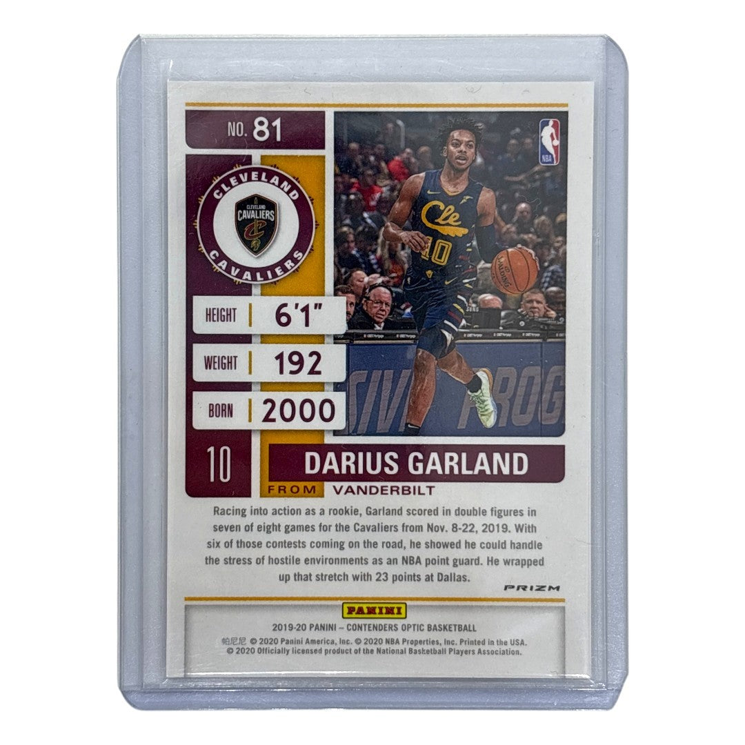 PANINI NBAカード CONTENDERS OPTIC PRIZM DARIUS GARLAND CLEVELAND CAVALIERS #81 中古 IT1