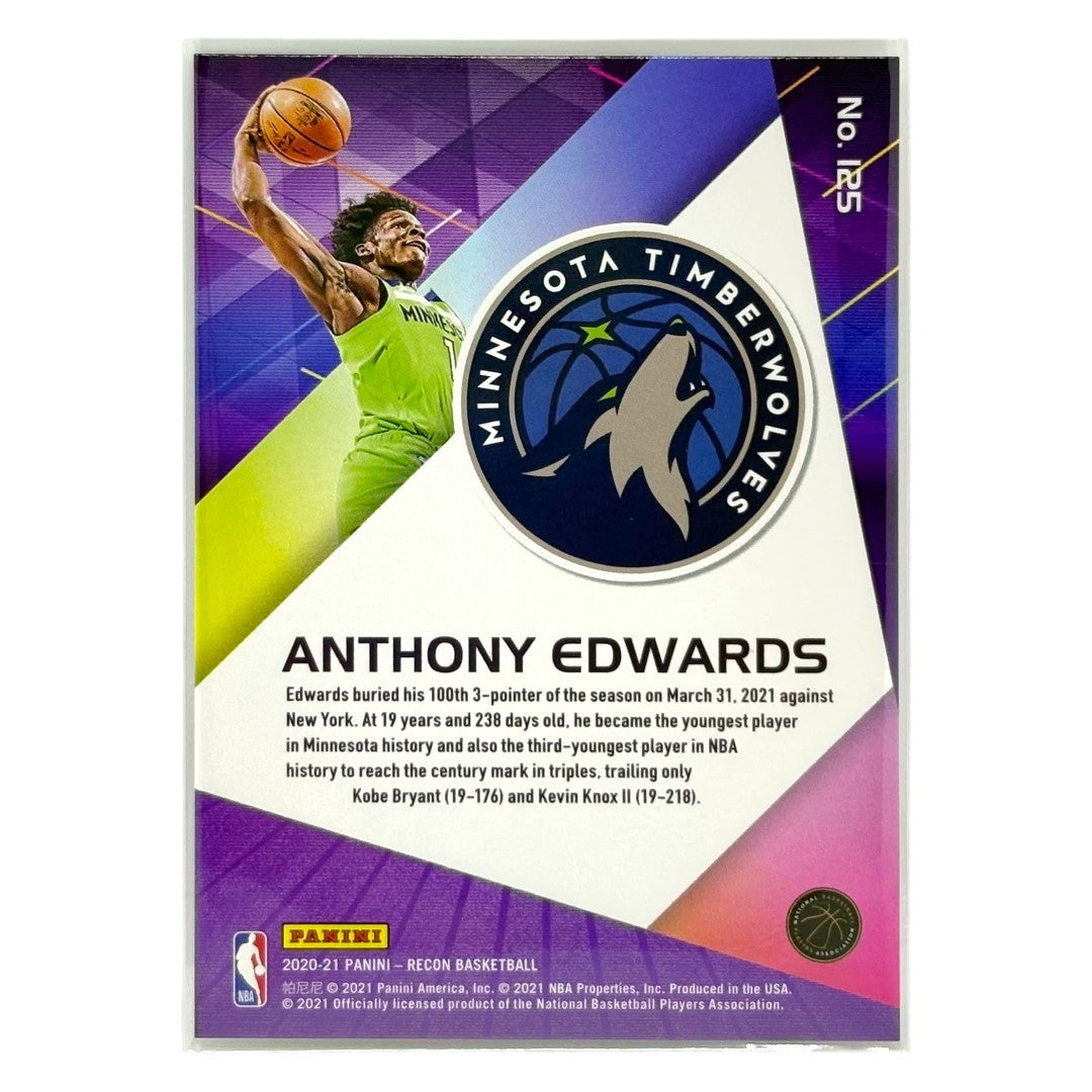 PANINI NBAカード RECON ANTHONY EDWARDS TIMBERWOLVES #125 中古 IT1