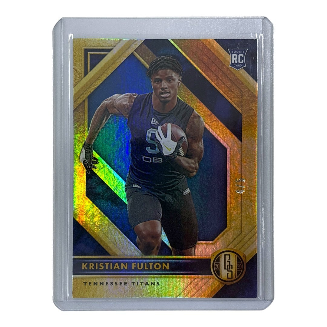 PANINI NFLカード GOLD STANDARD KRISTIAN FULTON TENNESSEE TITANS 4/5 #155 中古 IT1