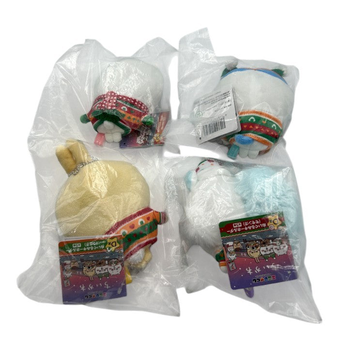 未開封品 ちいかわ エニマイくじ D賞 ぬいぐるみキーホルダー ちいかわ ハチワレ うさぎ モモンガ セット マスコット キャラクター クリスマス 中古 W4