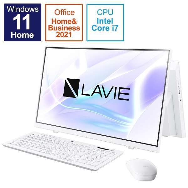 未使用品 NEC 液晶一体型PC PC-A2365CAW Windows11 Microsoft Office Home & Business 2021付 中古 a1