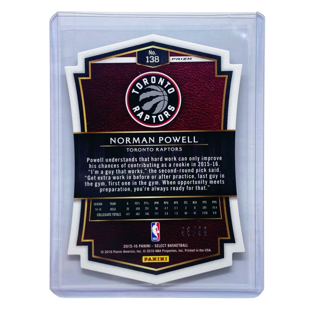 PANINI NBAカード SELECT PRIZM NORMAN POWELL RAPTORS 93/99 #138 中古 IT2