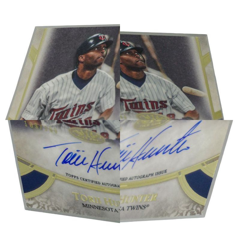 TOPPS MLBカード TIER ONE TORII HUNTER TWINS 109/300 #PPA-TH 中古 IT2