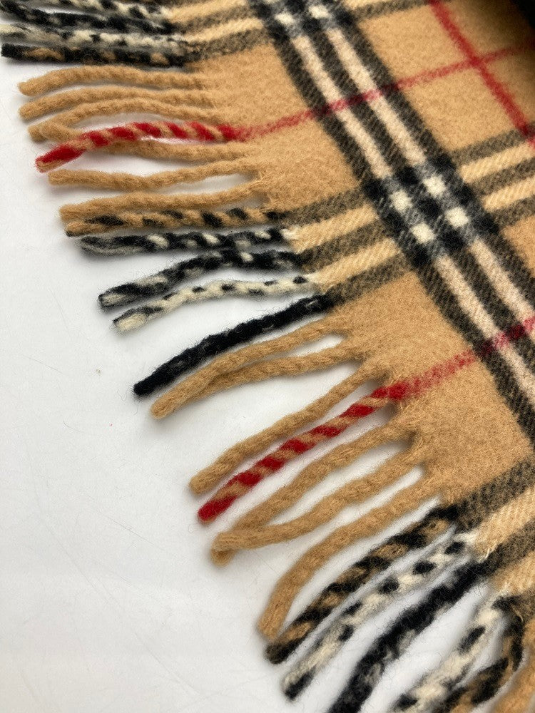BURBERRY LONDON バーバリーロンドン 英国製 ノバチェック マフラー ウール100% 中古 4