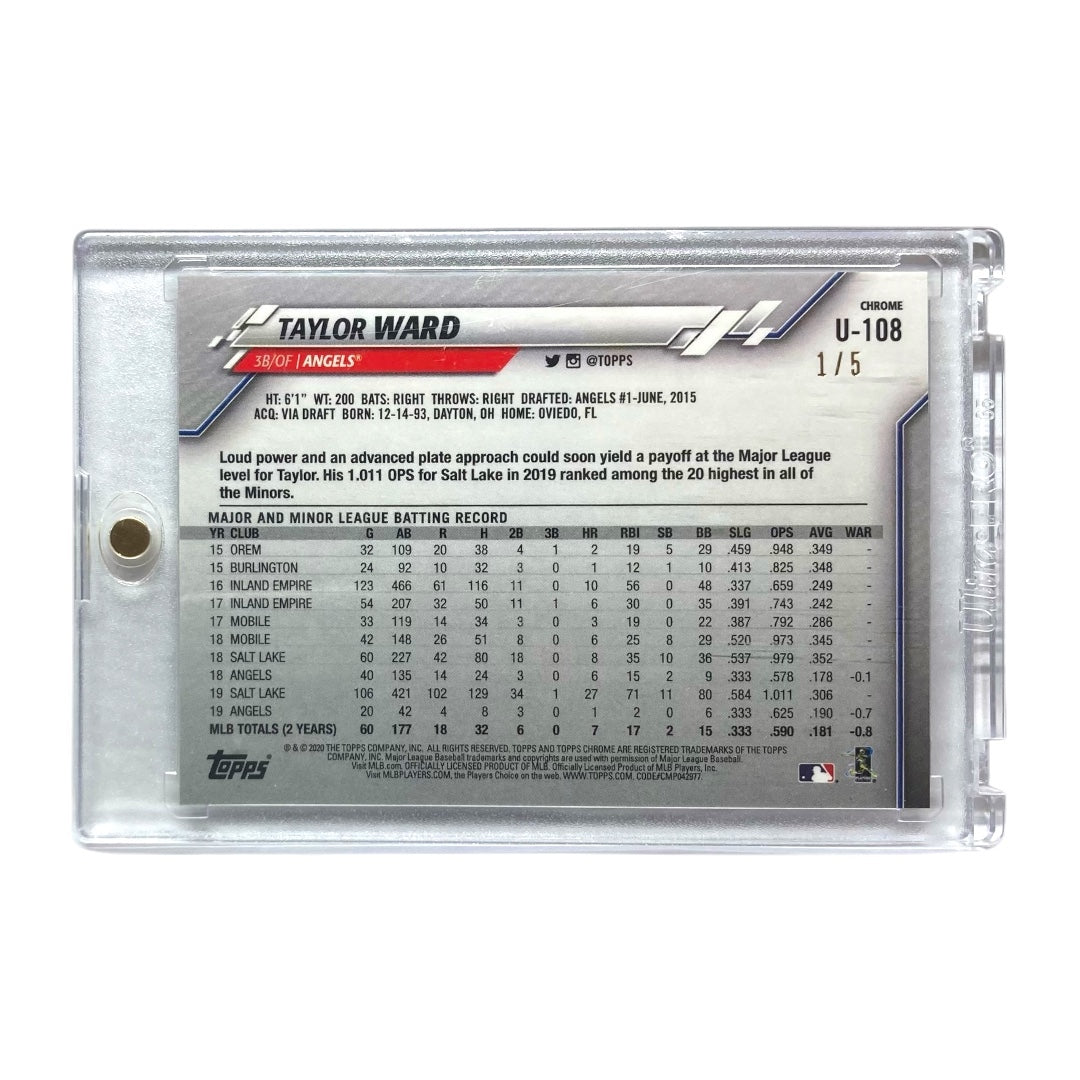 TOPPS MLBカード CHROME TAYLOR WARD ANGELS /5 #U-108 中古 IT2
