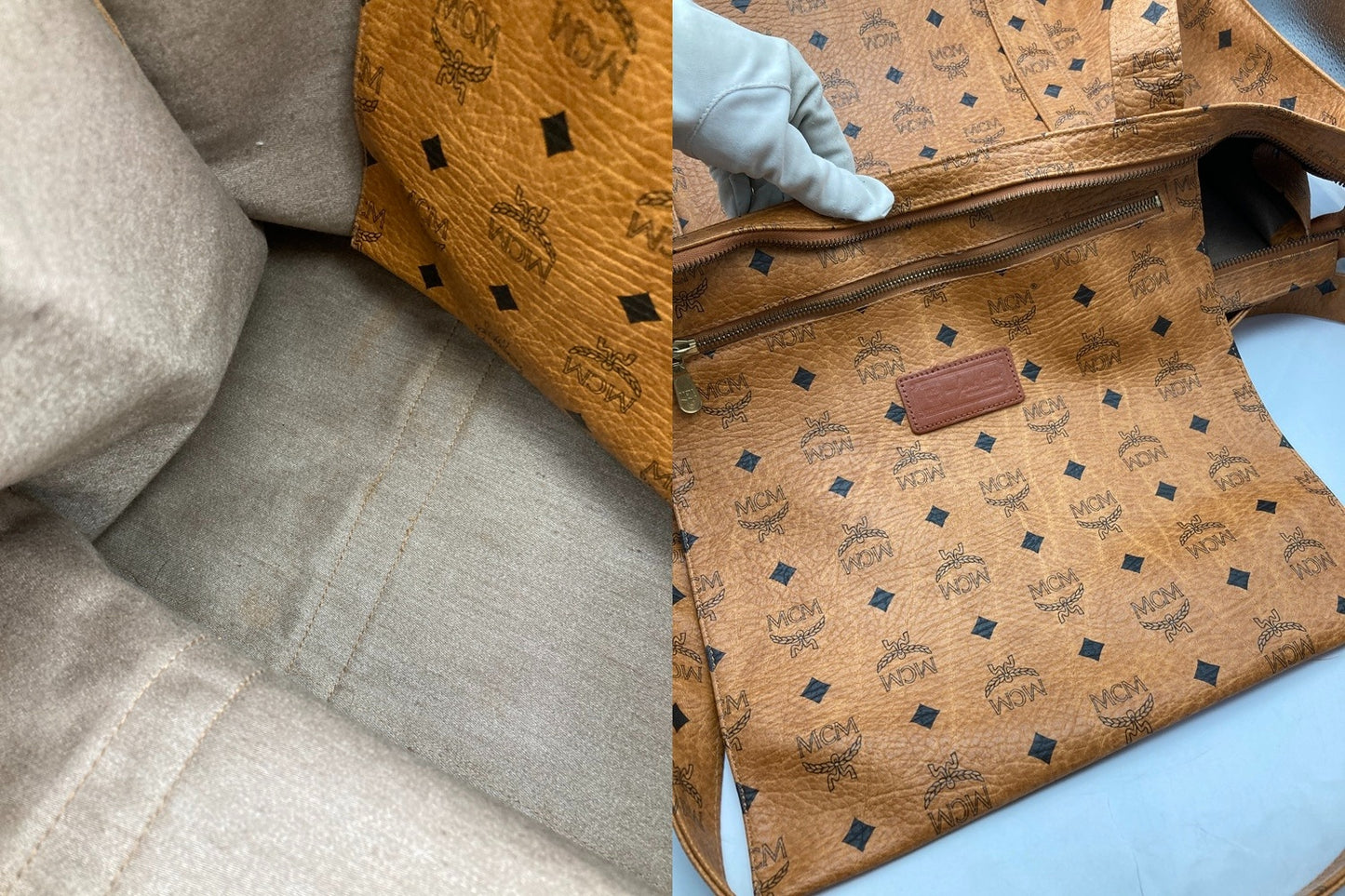 MCM エムシーエム ヴィセトス柄 トートバッグ 中古 D4