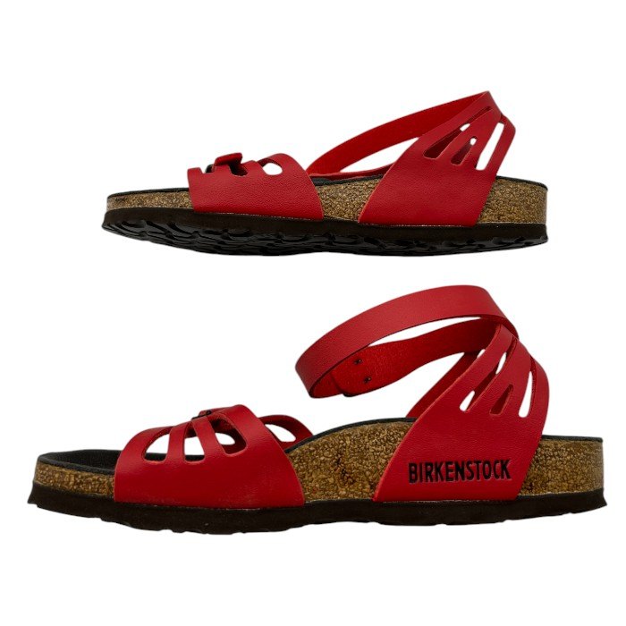 BIRKENSTOCK ビルケンシュトック サンダル レッド 35 22.5cm 靴 シューズ 夏 レディース ストラップ 中古 W4