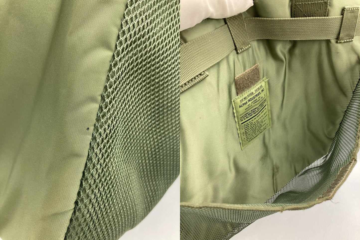 ALPHA INDUSTRIES アルファインダストリーズ 2WAY トートバッグ 中古 D4