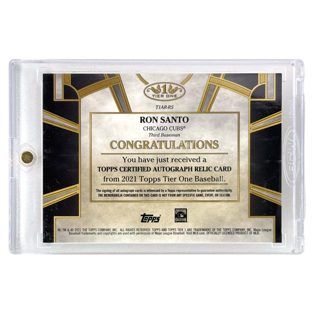 TOPPS MLBカード TIER ONE RON SANTO CHICAGO CUBS /25 #T1AR-RS 中古 IT1