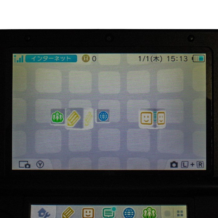 任天堂 ニンテンドー3DS LL 本体 ブルーXブラック 中古 a1