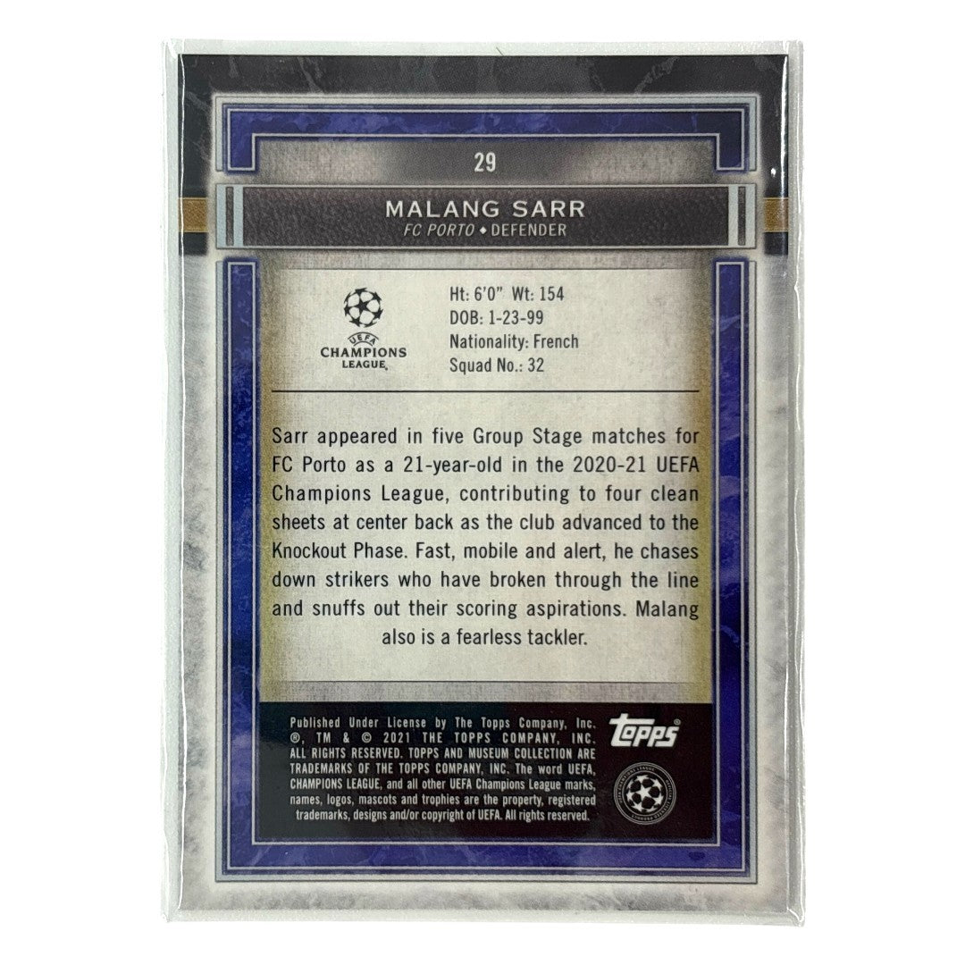 TOPPS サッカーカード MUSEUM COLLECTION MALANG SARR PORTO 13/75 #29 中古 IT1