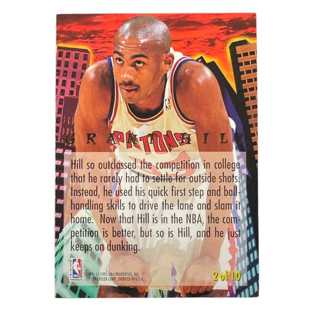 FLEER NBAカード ULTRA JAM CITY GRANT HILL PISTONS #2 中古 IT2